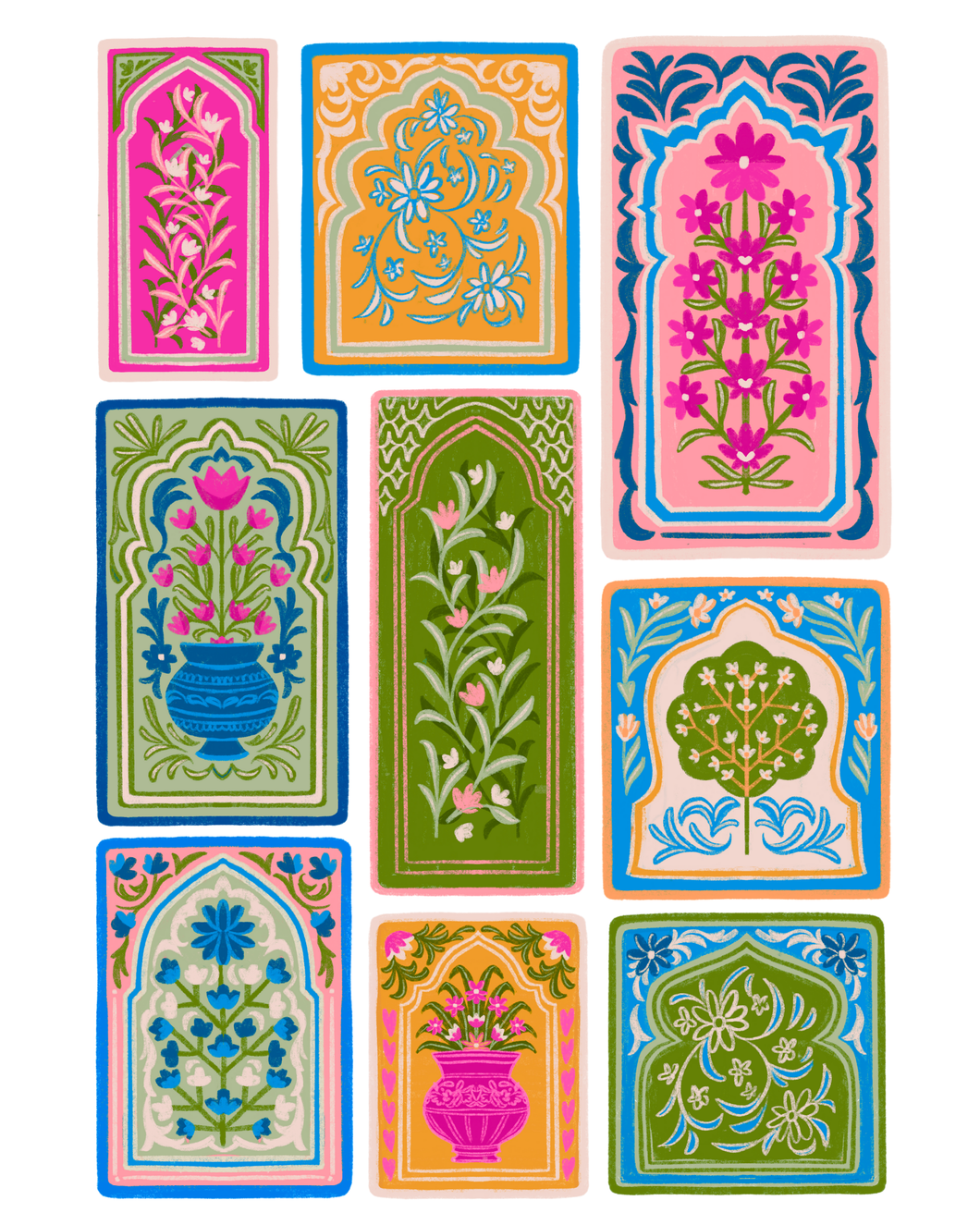 Greetings Card - Vivid by Maryam