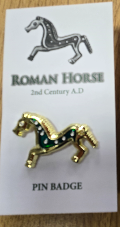 Roman Enamelled Horse Pin Badge