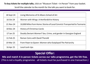 Museum Talk ticket - In Person